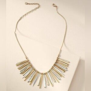 Stella and Dot essential necklace mixed metal